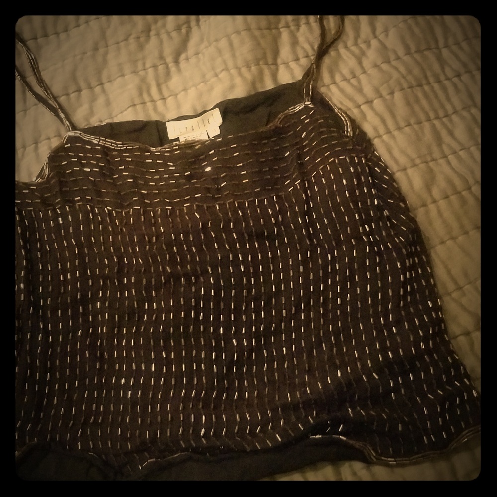 Parallel Sequin Top - image 1